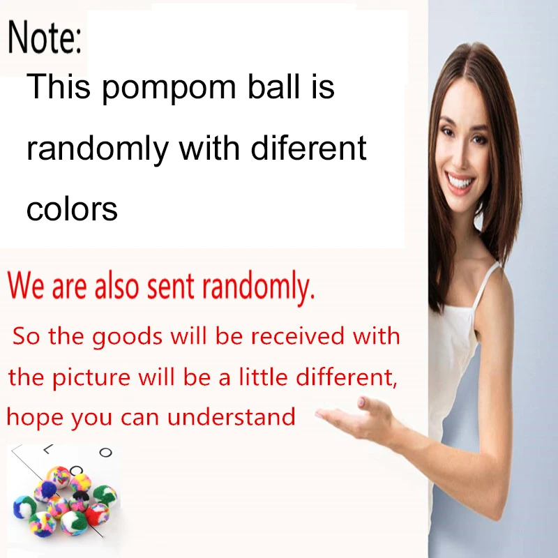 DIY 2 см Pom красочный Помпон Мяч для создания мануалидадов complementos случайный