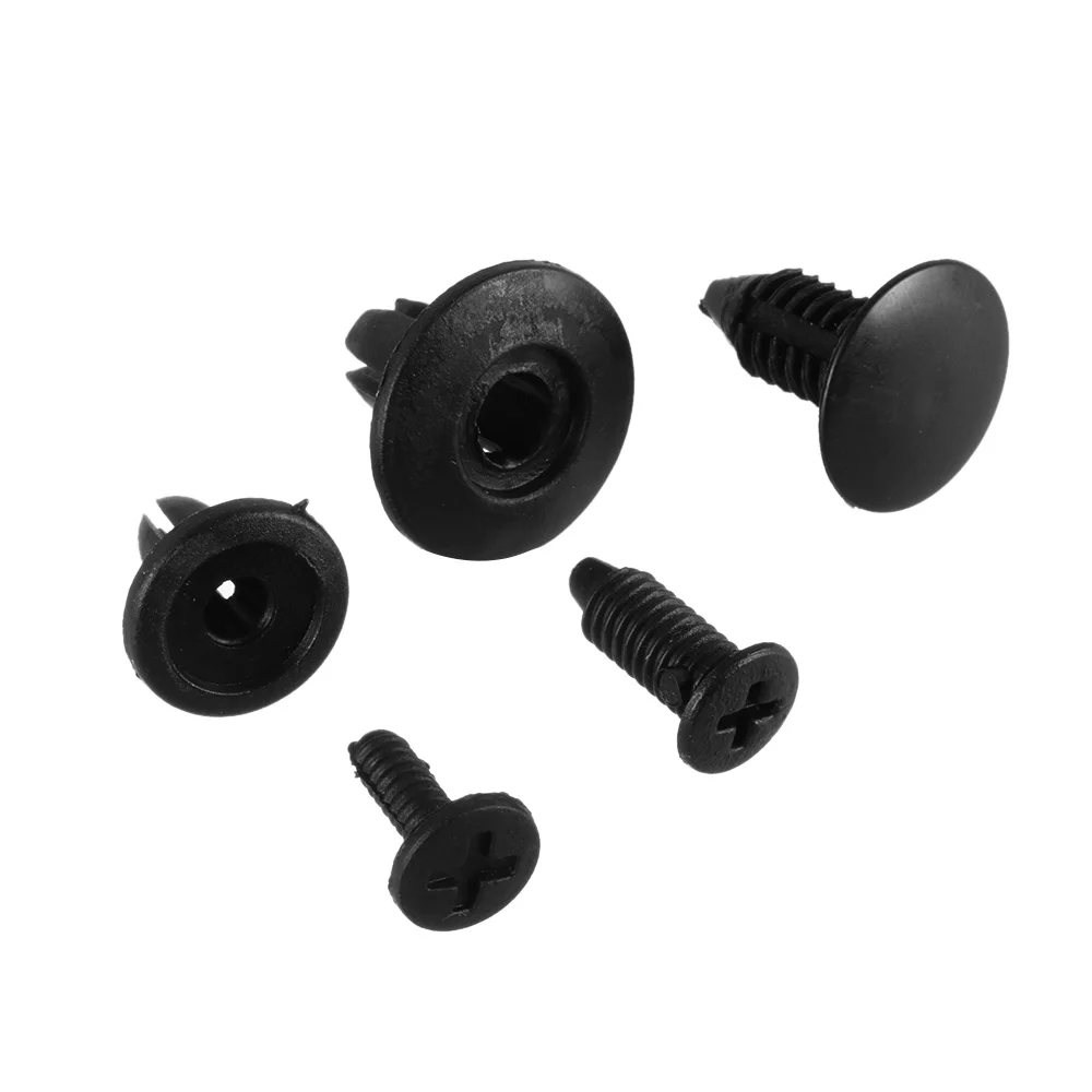 100 шт./лот смешанный Автомобильный Крепеж пластиковый зажим для крыла бампера