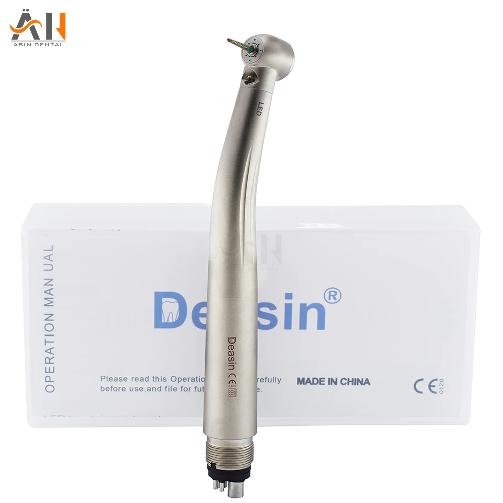 

De Max Plus M3 LED Dental High Speed Handpiece 8 Spray Dental Handpiece Air Turbine Ceramic Borden/Midwest 2/4Holes B2/M4