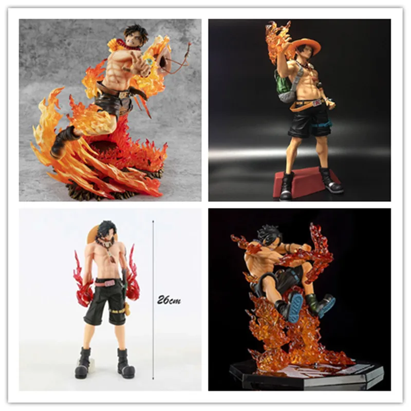 

Anime One Piece Portgas D Ace MAX 15th Anniversary Special Edition Ver. GK Statue PVC Action Figure Collectible Model Toys Gift