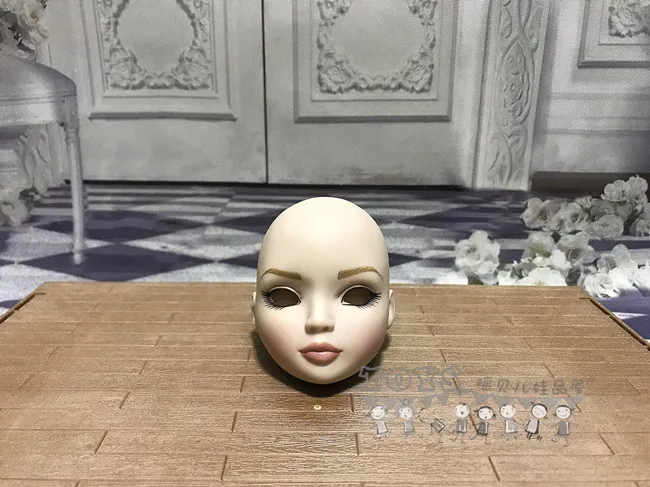 Оригинальная редкая милая девочка кукла голова портрет Макияж diy Коллекция подарков на день рождения