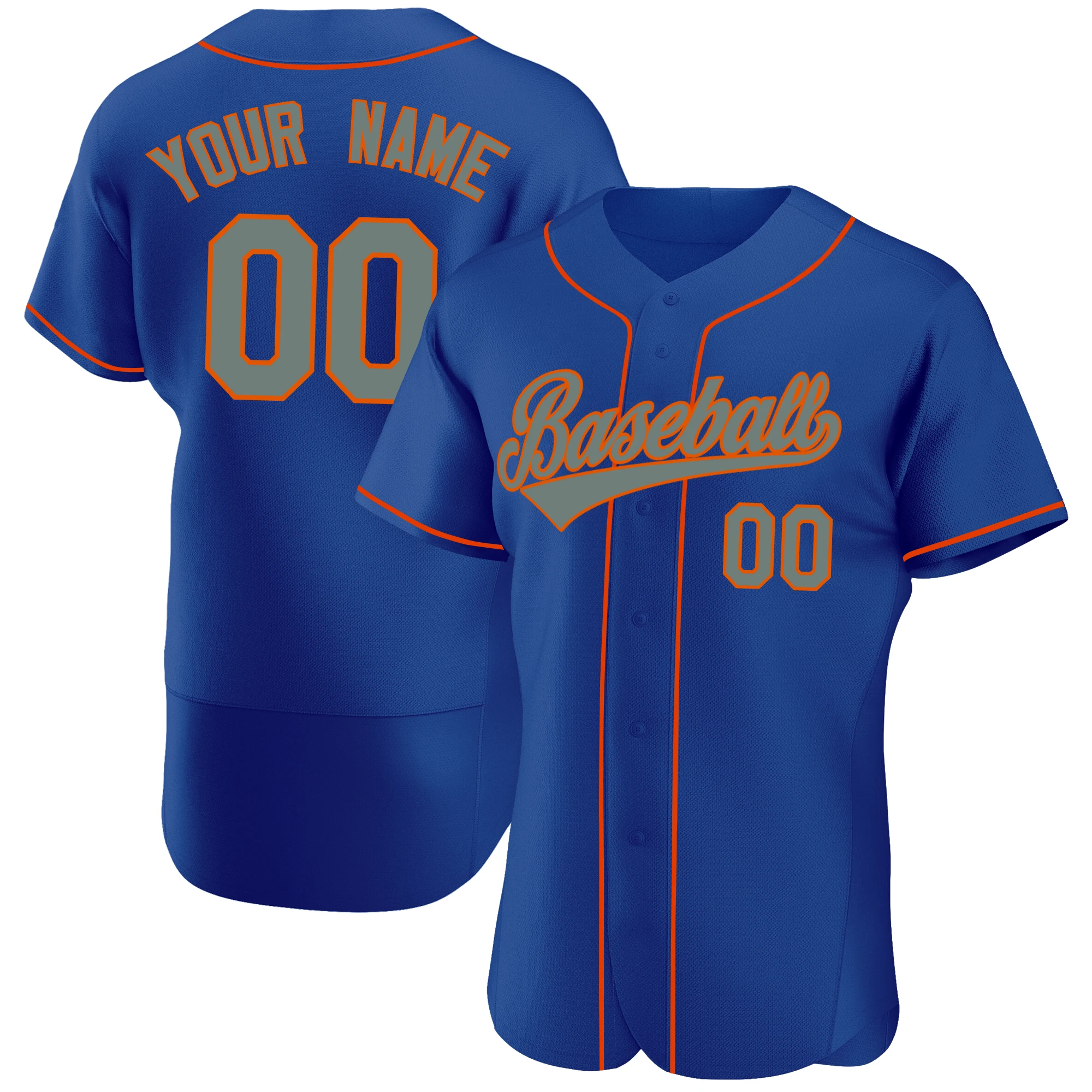 Custom Baseball Jersey Print Team Name/Number Breathable Soft Casual/Athletic Sleeve Sportswear for Men/Lady/Kids Any Colour