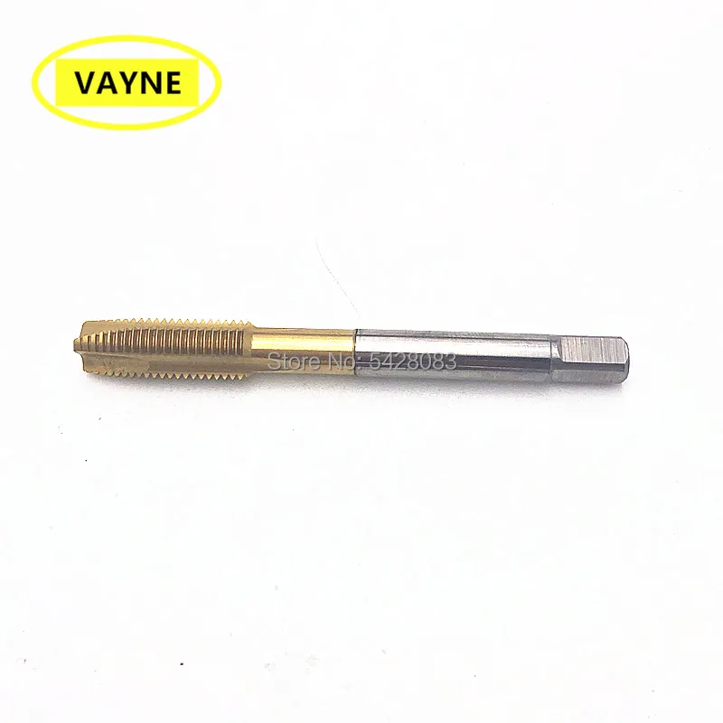 

VAYNE HSSE Metric Spiral Pointed Taps with Tin Coated M8*1.25 and machine used chip Fine Thread screw tap M8*0.35/0.5/0.75/1