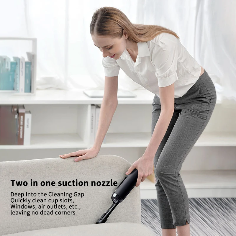 

Car Vacuum Cleaner 5000Pa Suction For Home Desktop Cleaning Mini Vacuum Cleaner Universal Wireless Handheld Auto Vaccum Portable