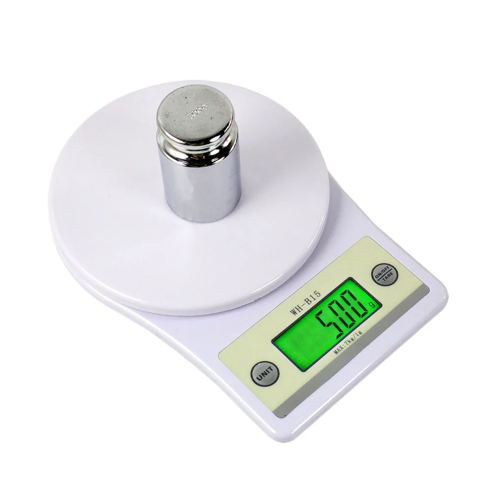 1 шт. 7 кг г Цифровые кухонные весы карманные пищевые многофункциональный