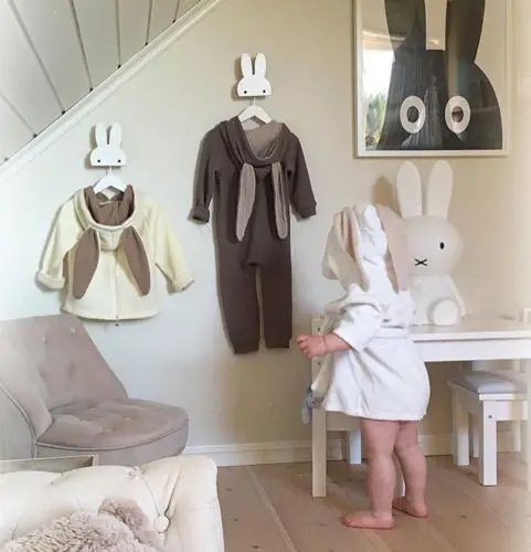 Милый банный халат с объемными заячьими ушками для маленьких мальчиков и девочек