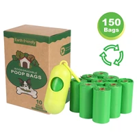 dog poop bags dispenser holder pet waste bags pickup pooper bag biodegradable 100 eco friendly leak proof trash bags clean poop