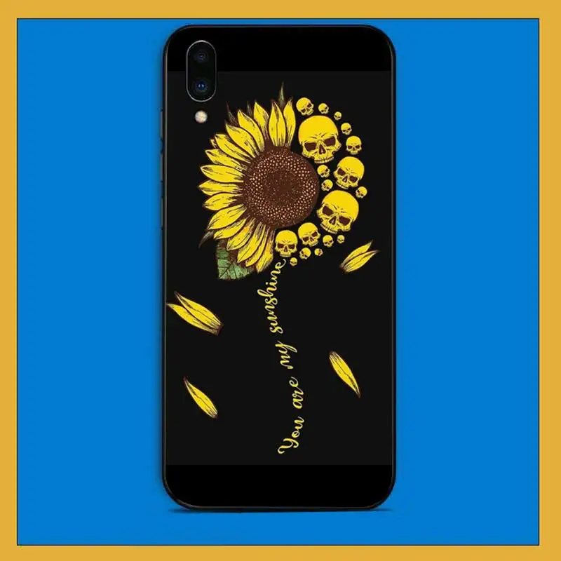 

Yellow flower Small daisy sunflowe Phone Case for Huawei Y 6 9 7 5 8s prime 2019 2018 enjoy 7 plus