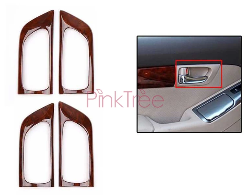 Деревянная накладка для отделки интерьера для Toyota Land Cruiser 120 Prado FJ120 2003 4 5 6 7 2009 аксессуары для стайлинга автомобилей 28 шт