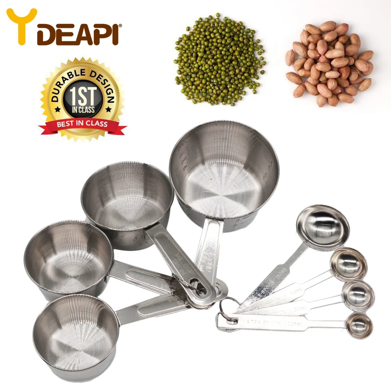 

YDEAPI Kitchen Tools Measuring Spoons Set Teaspoon Coffee Sugar Scoop Cake Baking Measuring Cups Kitchen Cooking Baking Tools