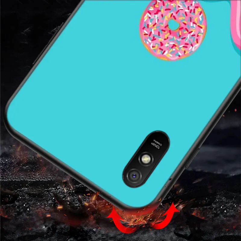 

Cute Donut Cake For Xiaomi Redmi K30S K30 K20 10X Pro Ultra 9 9I 9A 9C G0 8 8A 7 7A 6 6A 5 5A 4X S2 Phone Case