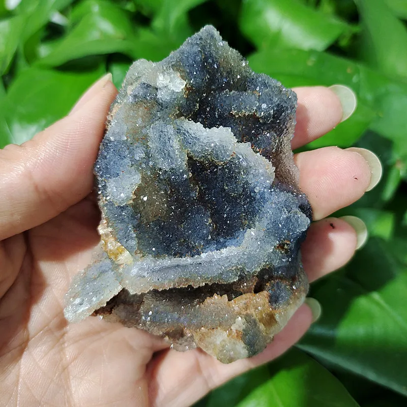 5A + натуральный камень Минеральные Кристаллы Sphalerite Druse декор для комнаты бленда