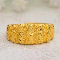 wando gold color gypsophila ring free size for women girls hawaii trendy jewelry party resizable rings drop shipping