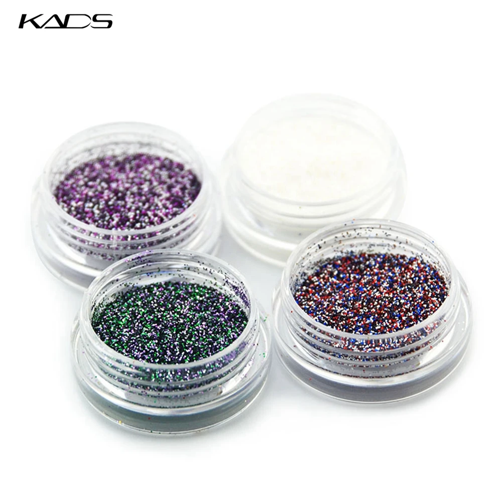 KADS Nail Glitter Dust Powder Art Manicure Decoration Glitters Nails Pigment Flake Chrome Shining DIY | Красота и здоровье