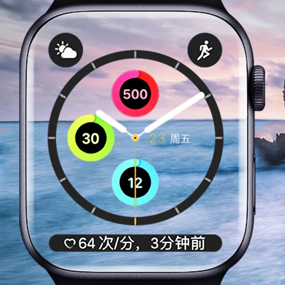 Защитная пленка для экрана прозрачная полная защитная iWatch 4 5 6 7 SE 40 мм 44 не