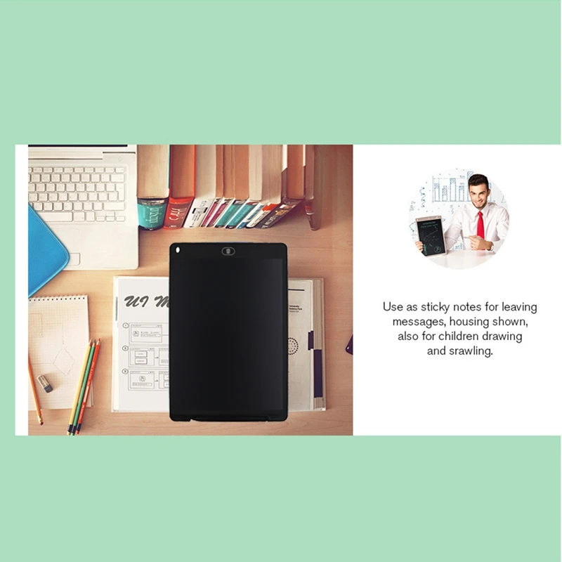12 дюймов ЖК дисплей e записи ультравысокой частоты планшет для рисования Memo доска