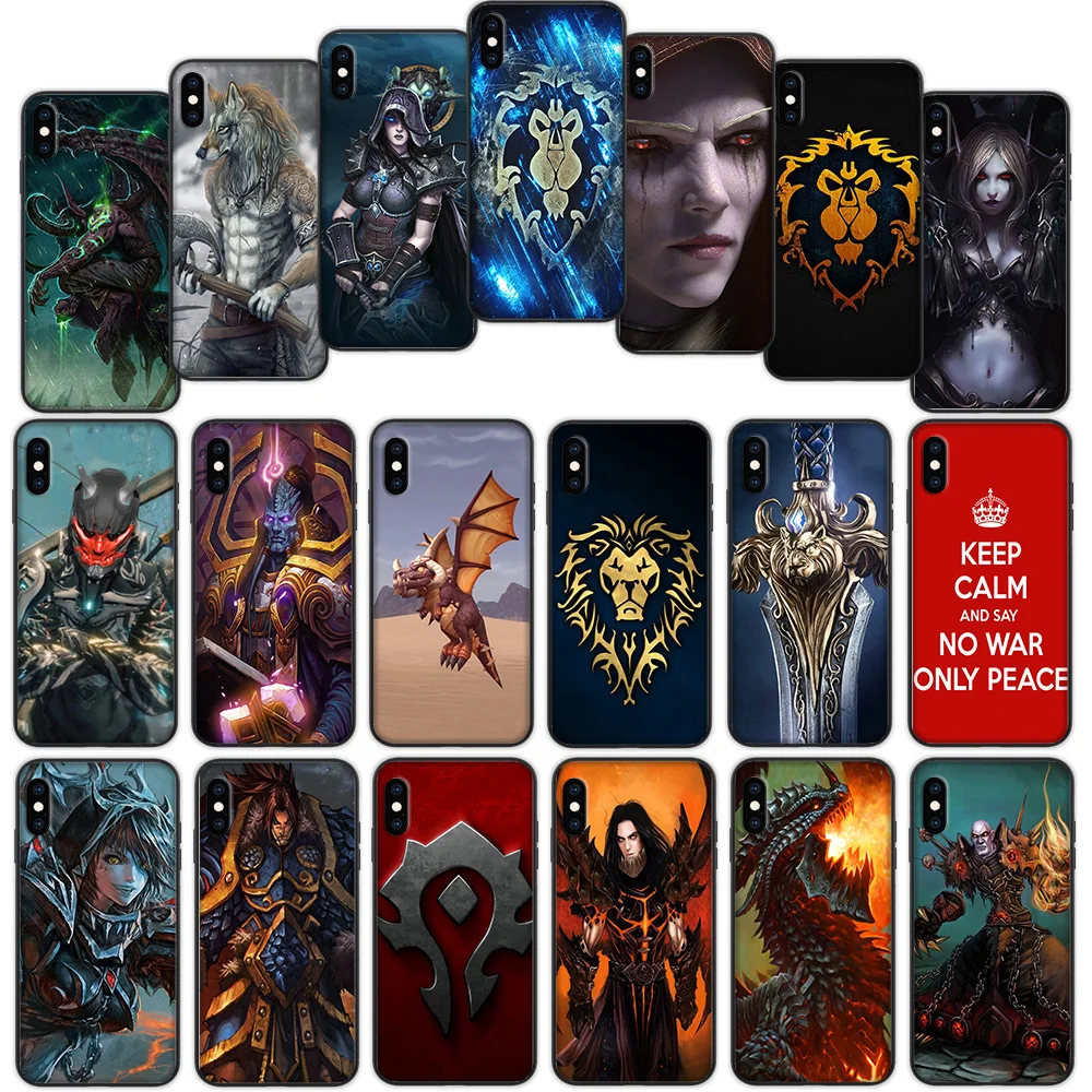 Wows World of Warcraft мягкий чехол для iPhone 12 11 Pro X XS XR Max|Бамперы| |