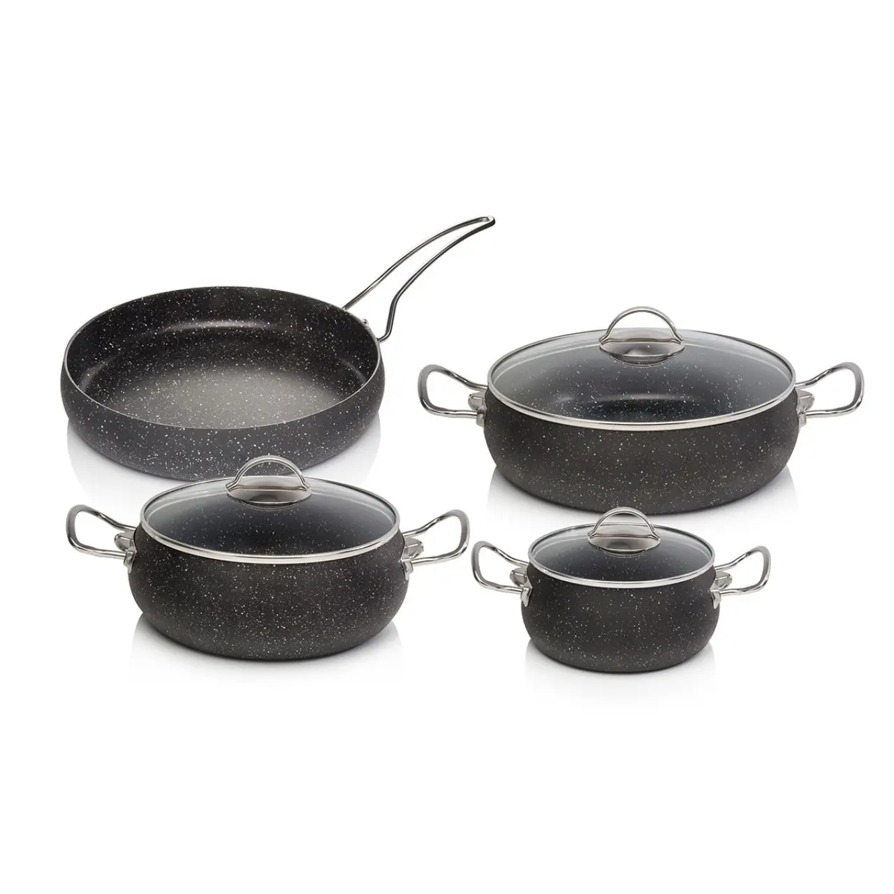 

Matt Black 7 Piece Granite Set
