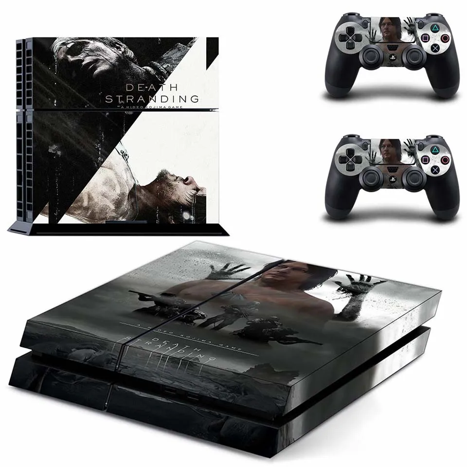 Все тело виниловые наклейки на кожу наклейка крышка для PS4 консоли и 2 шт. контроллеры Скины смерти Stranding