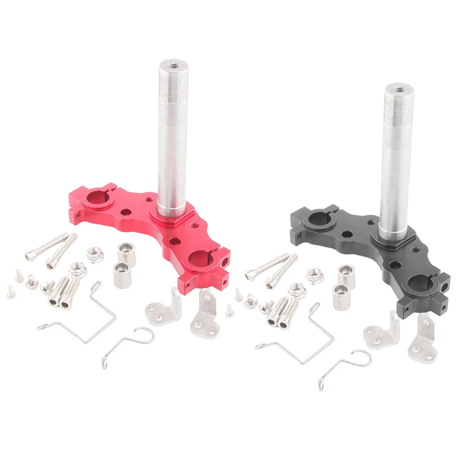 

Replacement Aluminum Alloy Motorcycle Steering Stem Triple Tree Clamp Mounting for Yamaha PeeWee PW50 1986-2007 Motorbike