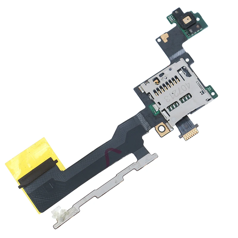 1 шт. кнопка включения/выключения громкости гибкий кабель с sd кардридером для HTC One