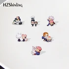 Jujustsu kaisen Itadori Yuji Fushiguro Megumi Gojo Satoru узор аниме акриловые заколки для лацканов Смола акриловая эпоксидная смола