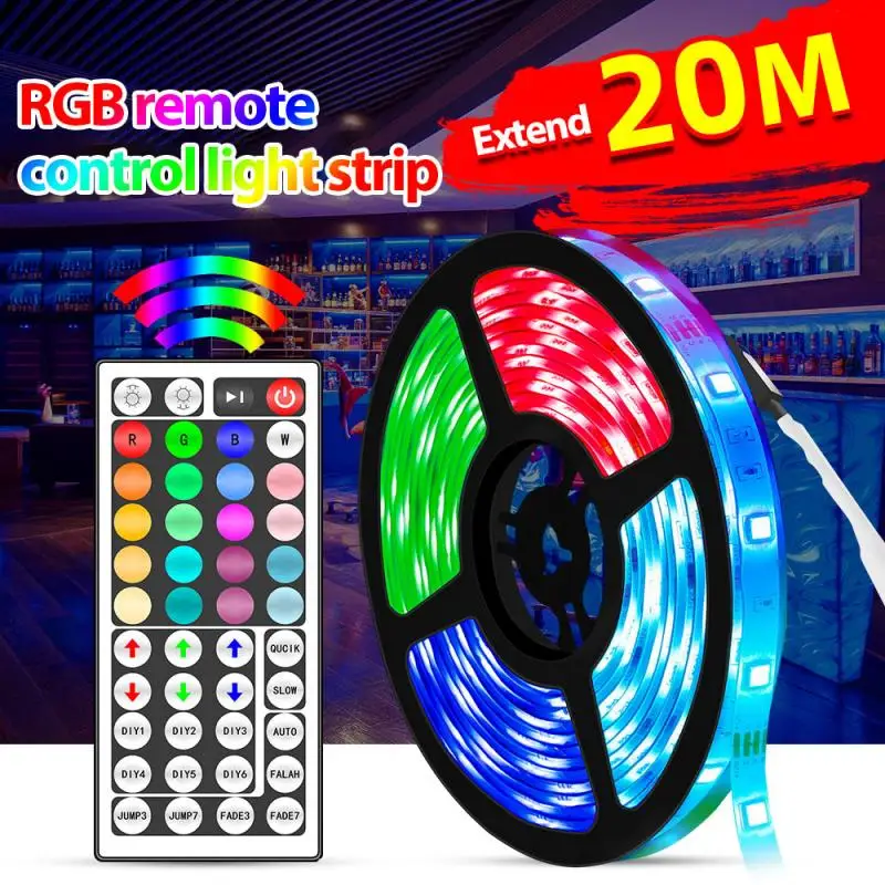 

LED Light Strips Ambient Light With Ambilight Strip Set RGB Remote Control Lamp Strip Water Proof Night Lamp Home Bedroom Tool