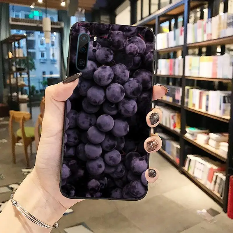 

Creativity design fruit art grape Phone Case Funda For Huawei P9 P10 P20 P30 Lite 2016 2017 2019 plus pro P smart accessories