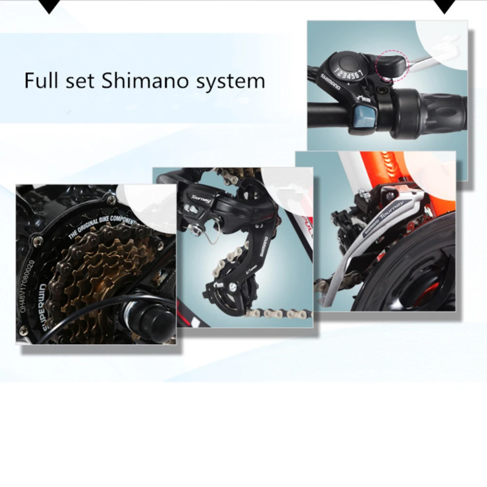 MYATU рама из алюминиевого сплава 26 дюймов складной горный велосипед E 48v 10.4ah Lg