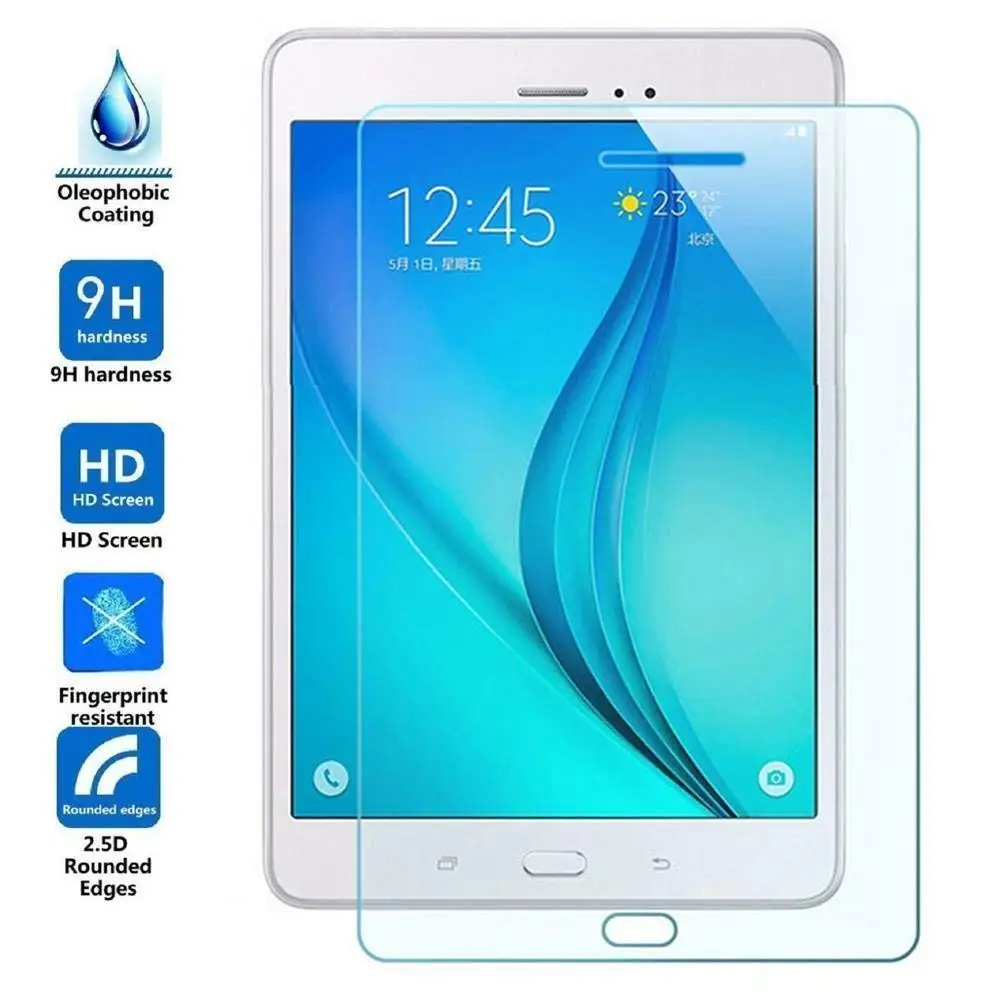 Защитное стекло для Samsung Tab A закаленное 8 дюймов 2015 T355 P350 Galaxy 0 2017 T380 T385|Защитные