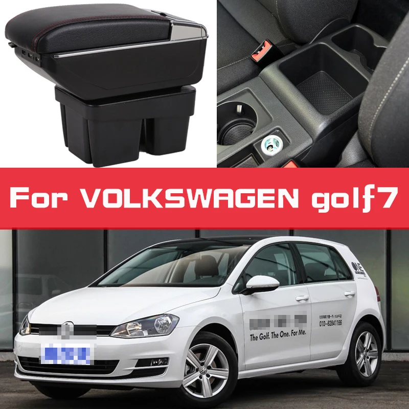 Кожаный Автомобильный подлокотник для VOLKSWAGEN golf7 вращающийся saga|Подлокотники| |