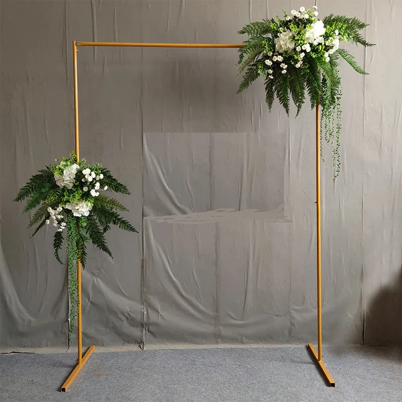 

Квадратная арочная полка реквизит для свадьбы вечевечерние НКИ торжества свадьбы железная стойка для сцены декорация Искусственные цветы стенд