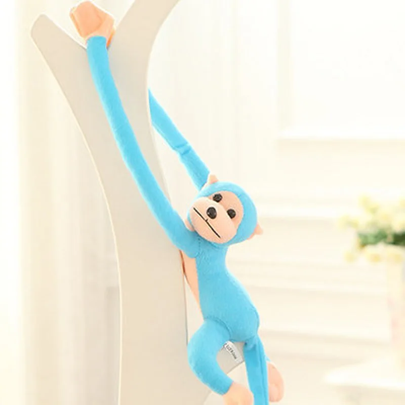 60 см/70 см Kawaii длинный хвост руки Обезьяна Мягкая кукла плюшевые игрушки шторы