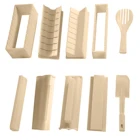 Набор пластиковых Суши сделай сам 10 шт., бытовые кухонные приборы для суши, в комплекте с роллами риса для суши, формы вилка и лопатка