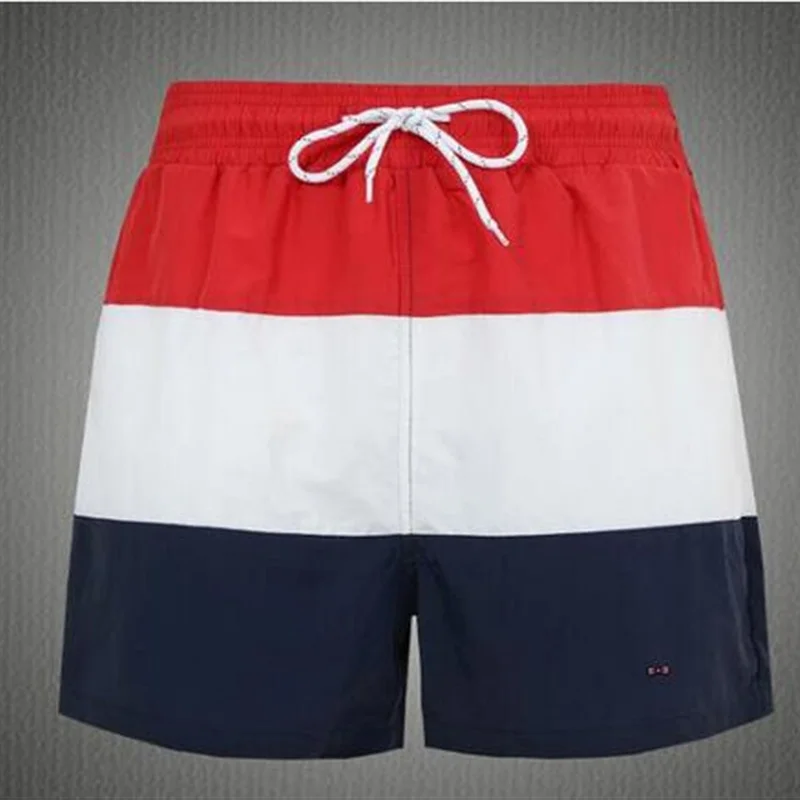

Men's striped Shorts pants eden park patchwork Trunks Beach Board Shorts Pants Mens brand Running Sports casual Surffing shorts
