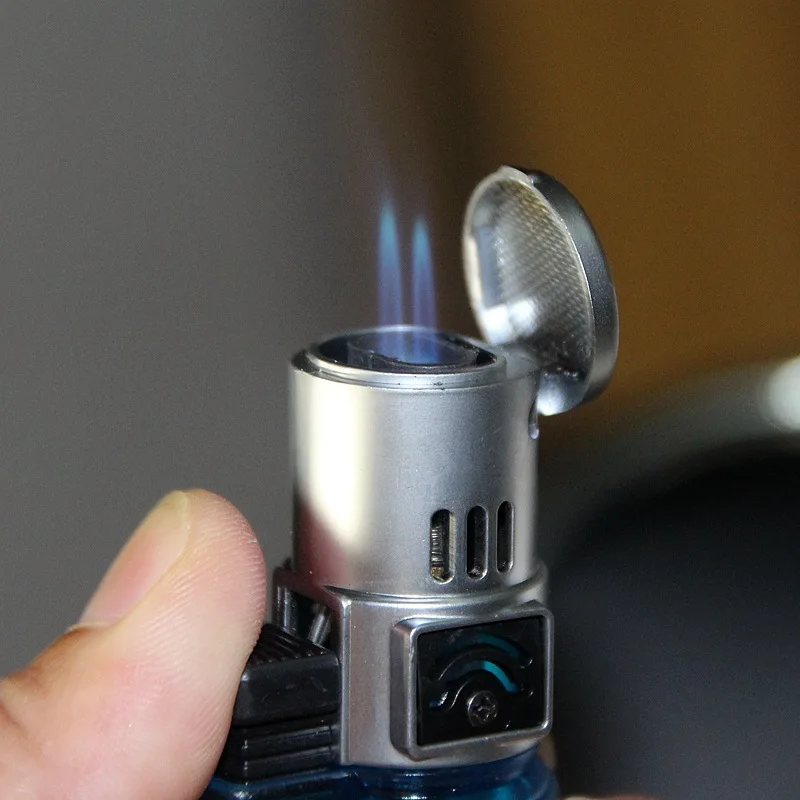 Двойной прямой распылитель Сварочная горелка ветрозащитная газовая Бутановая