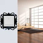 Акриловая Зеркальная Наклейка с милыми животными и переключателем света, съемная Настенная Наклейка для детей, детская комната, домашняя наклейка, декор Murla