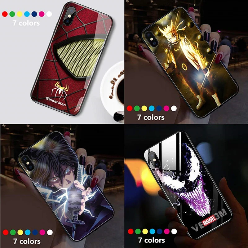 Наруто Sasuke Flash Luminiscent чехол для Huawei P30 Mate 20 30 Pro защитный Caratulas Luminiscentes Etui |