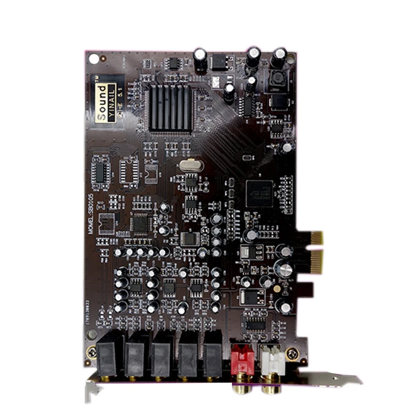Оригинальная звуковая карта Nature Sound Blessed PCI-E 5 1 SN0105 Sb0105 PCIE для XP WINDOWS 7/8/10 |