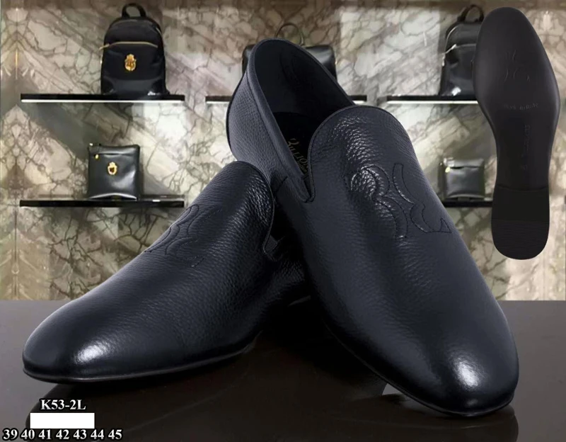 

Мужские деловые туфли из воловьей кожи, размеры 39-45