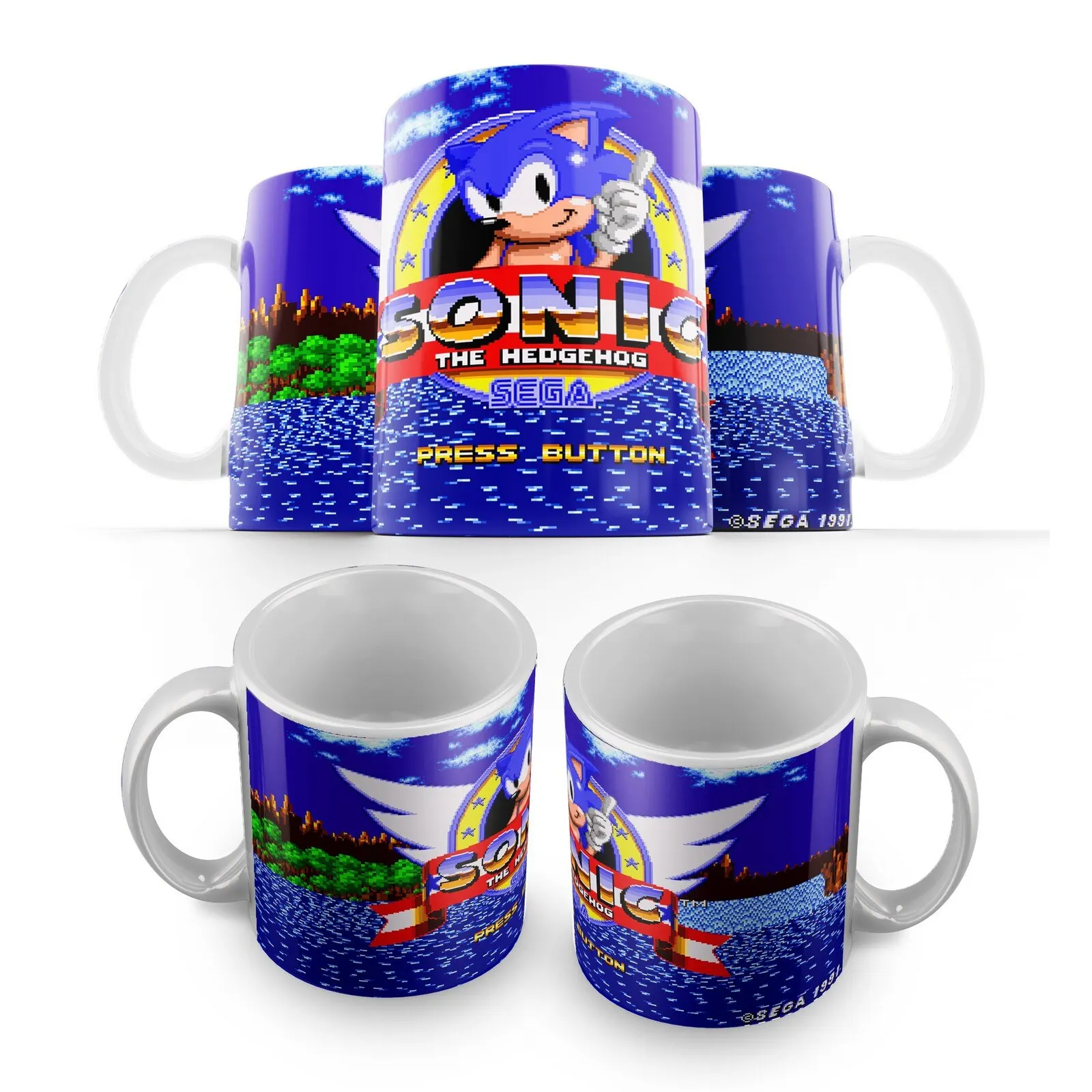 Кружка: sonic (соник супер еж марио сега нинтендо) 14 | Дом и сад