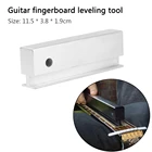 11-сантиметровый нивелир нижней струны, шлифовальный лад, нивелирный брусок, напильник для гитары, инструмент для технического обслуживания и ремонта басов