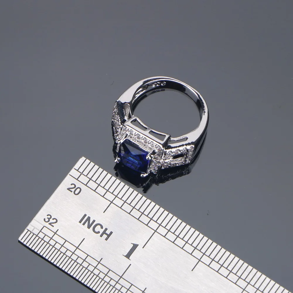 Женский ювелирный комплект из колье серёг и браслета серебра 925 пробы|Ювелирные