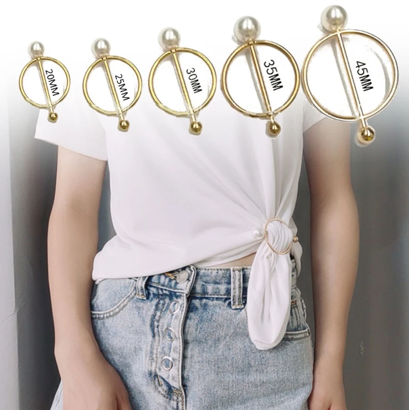 

Шарф женский круглый с жемчугом, застежка на талию, зажимы для шейных платков, футболок, шаль-кольцо, 10 шт., держатель для обертки