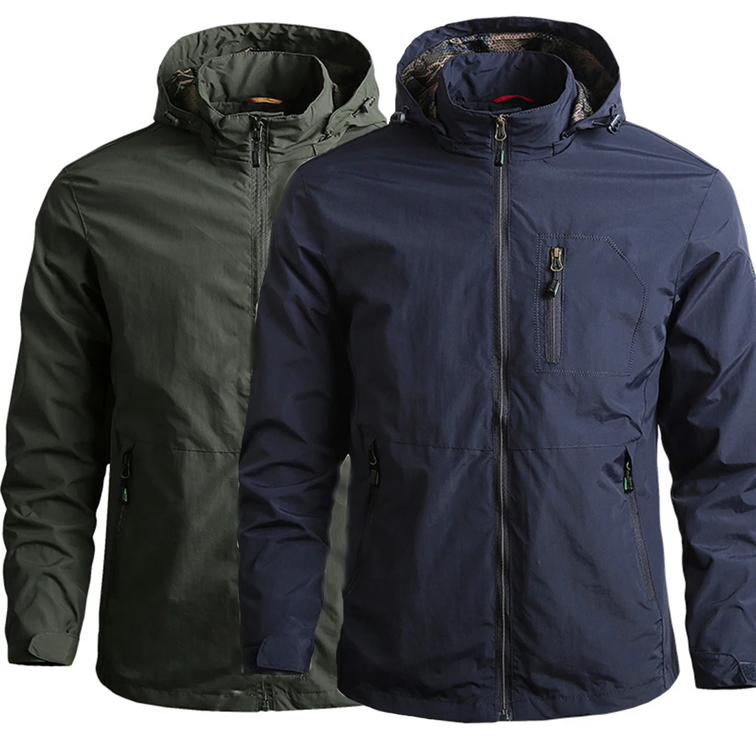 New Outdoor Men's Windbreaker 2020 Military Jacket Windproof Waterproof Jackets For Men Casual Streetwear Breathable Hooded Coat