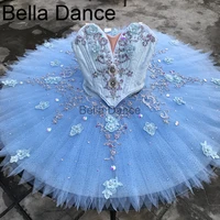 girls bluebird flower fairy doll competition tutu women classical stage costume tutu women bt4002
