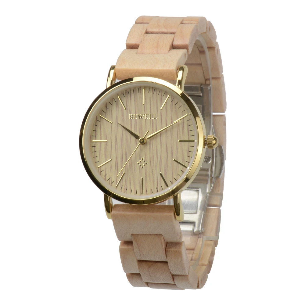 

Fastion163AL Ladies Model BEWELL Wood Watches with Different Color