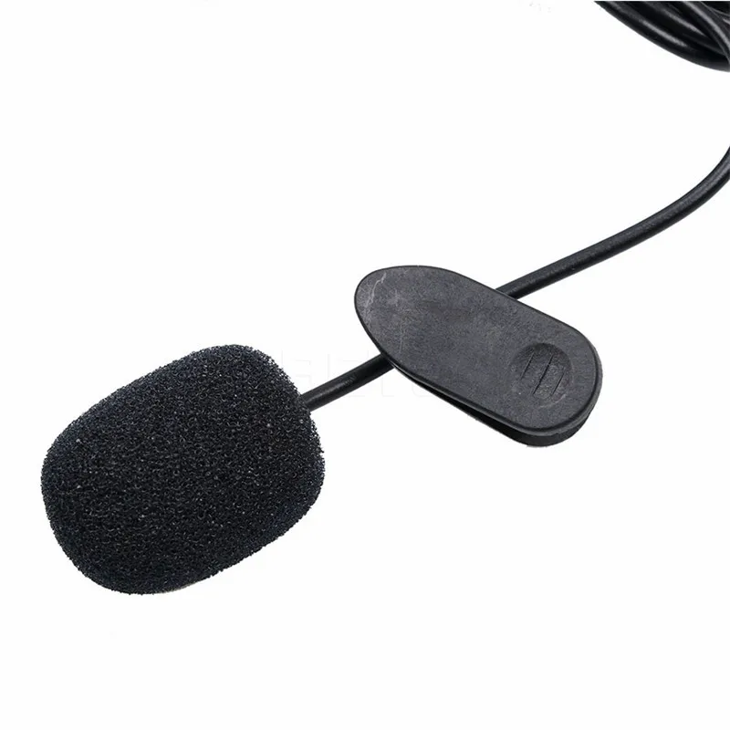 Мини-микрофон 3 5 мм с активным зажимом и внешним аудио-адаптером Mini USB для