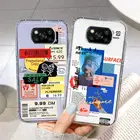 Чехол для Xiaomi Poco X3 Pro, чехол для Redmi Note 10 Pro 11 9 8 9S 10S, мягкие ТПУ чехлы для Redmi 10 9A 9C 9T Poco X3 NFC GT, чехол с рисунком