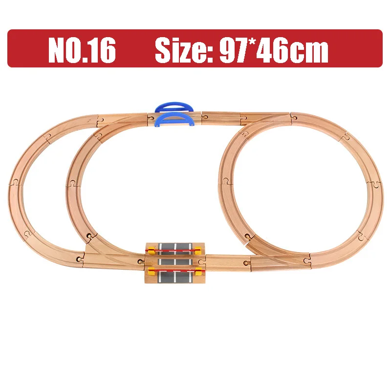 Wooden Railway Train Track Set Ring Circular Orbit Assemble Accessories Fit for Thomas Biro Toys Children Gifts | Игрушки и хобби